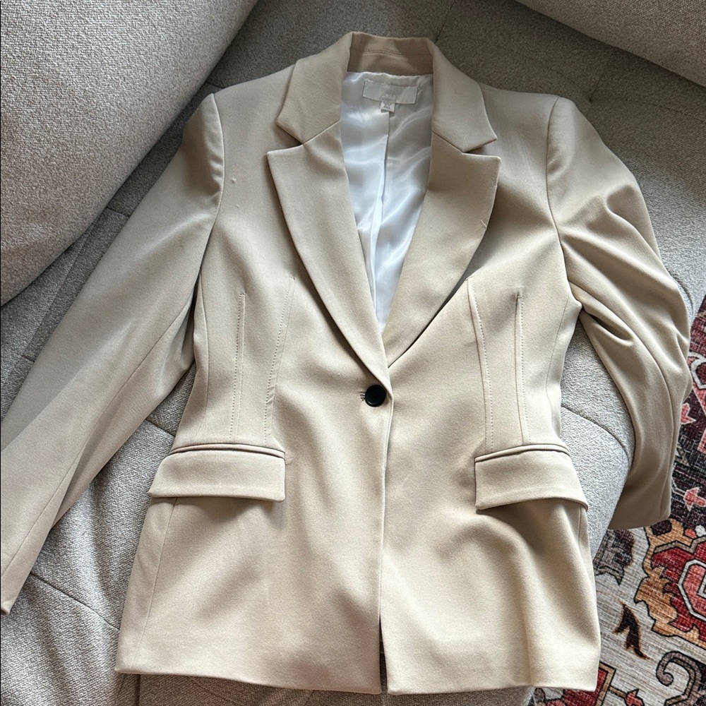 Zara - One-Button Tailored Blazer